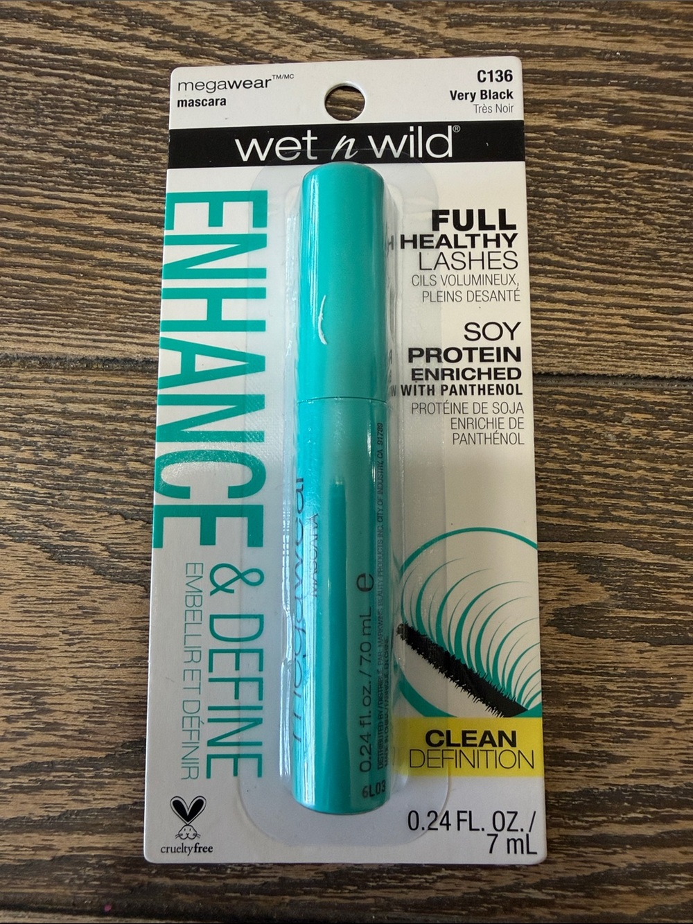wet n wild Enhance & Define Mascara — Very Black